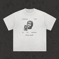 Retro Wash Loose Fit Tee | Robbing Hell | White