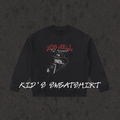 Kids Fleece Crewneck The Gates of Hell Will Not Prevail black front