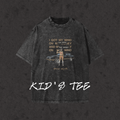 Kids Snow Washed Tee I Got The Word On My Mind black front