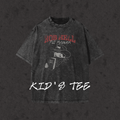 Kids Snow Washed Tee The Gates of Hell Will Not Prevail black front