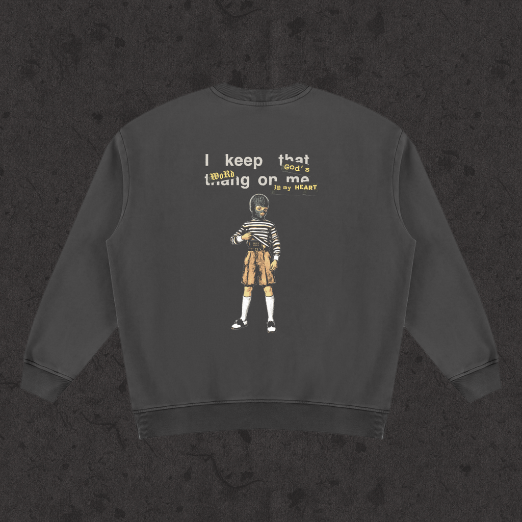 Concealed Carry sweatshirt, retro black, photo 2