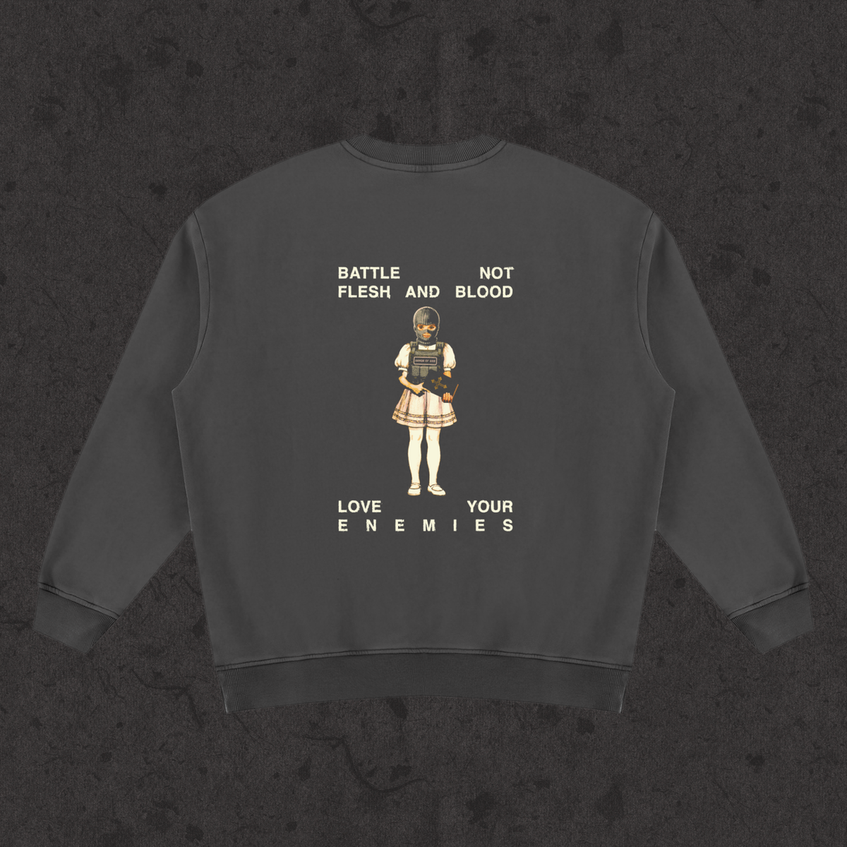 Rules Of Engagement sweatshirt, retro black, photo 2