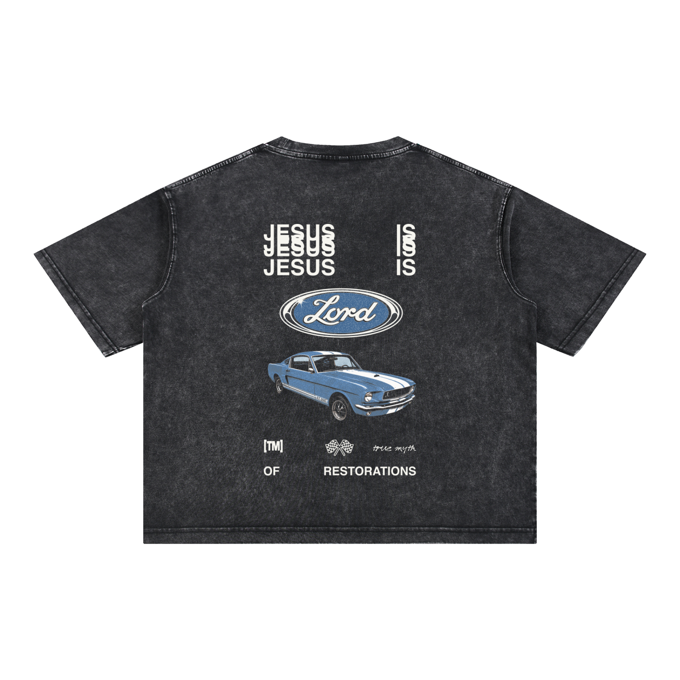 Mineral Wash Boxy Cotton T-Shirt
