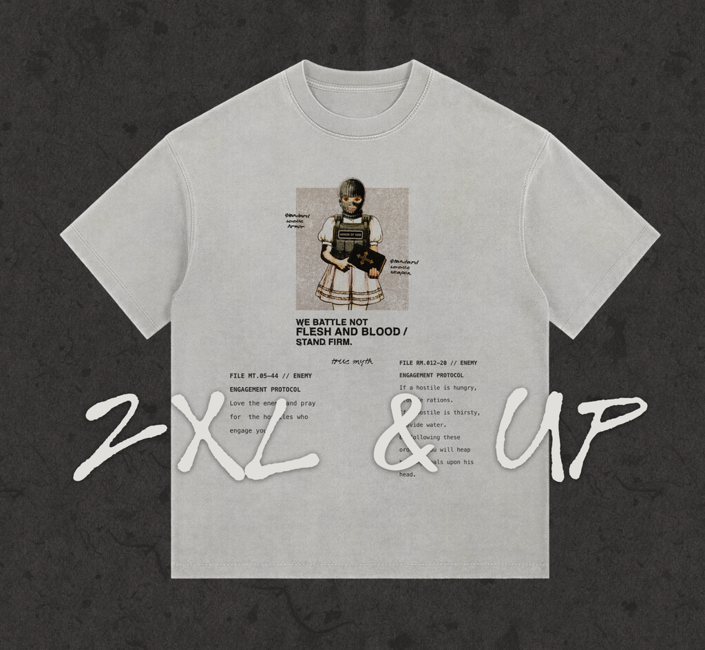 2XL & UP | Rules of Engagement | White