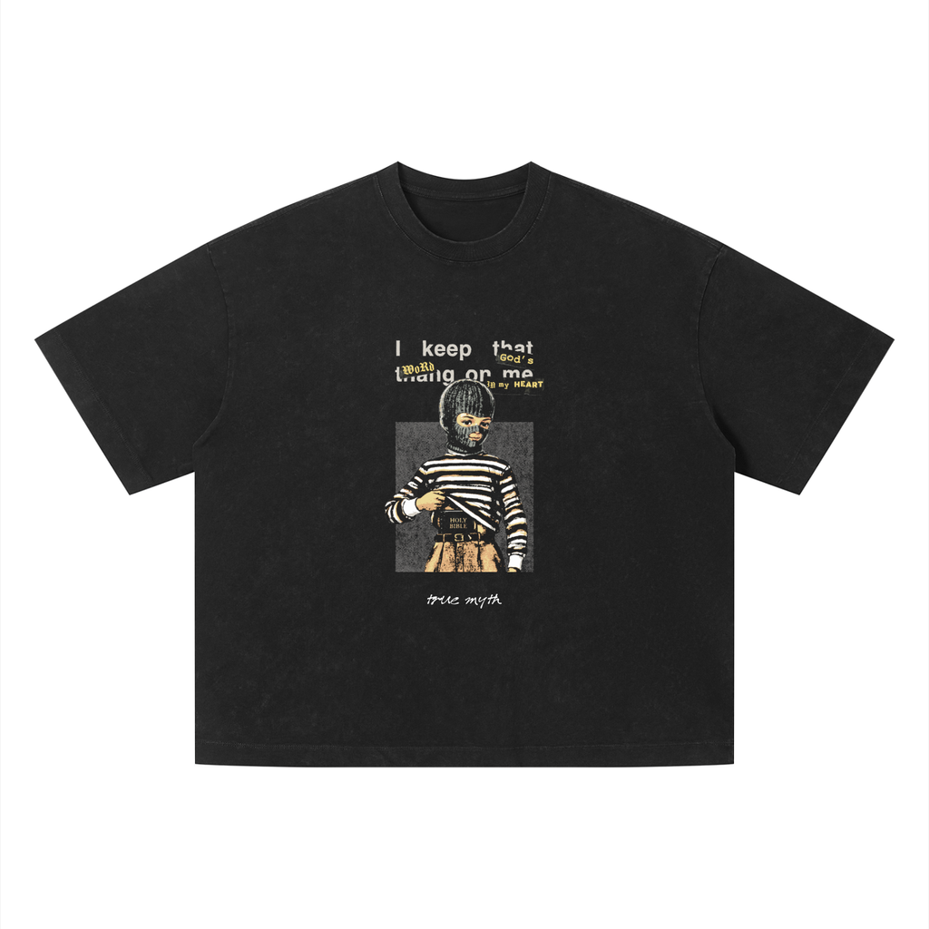 Boxy Cropped 2.0 | Concealed Carry | Faded Black