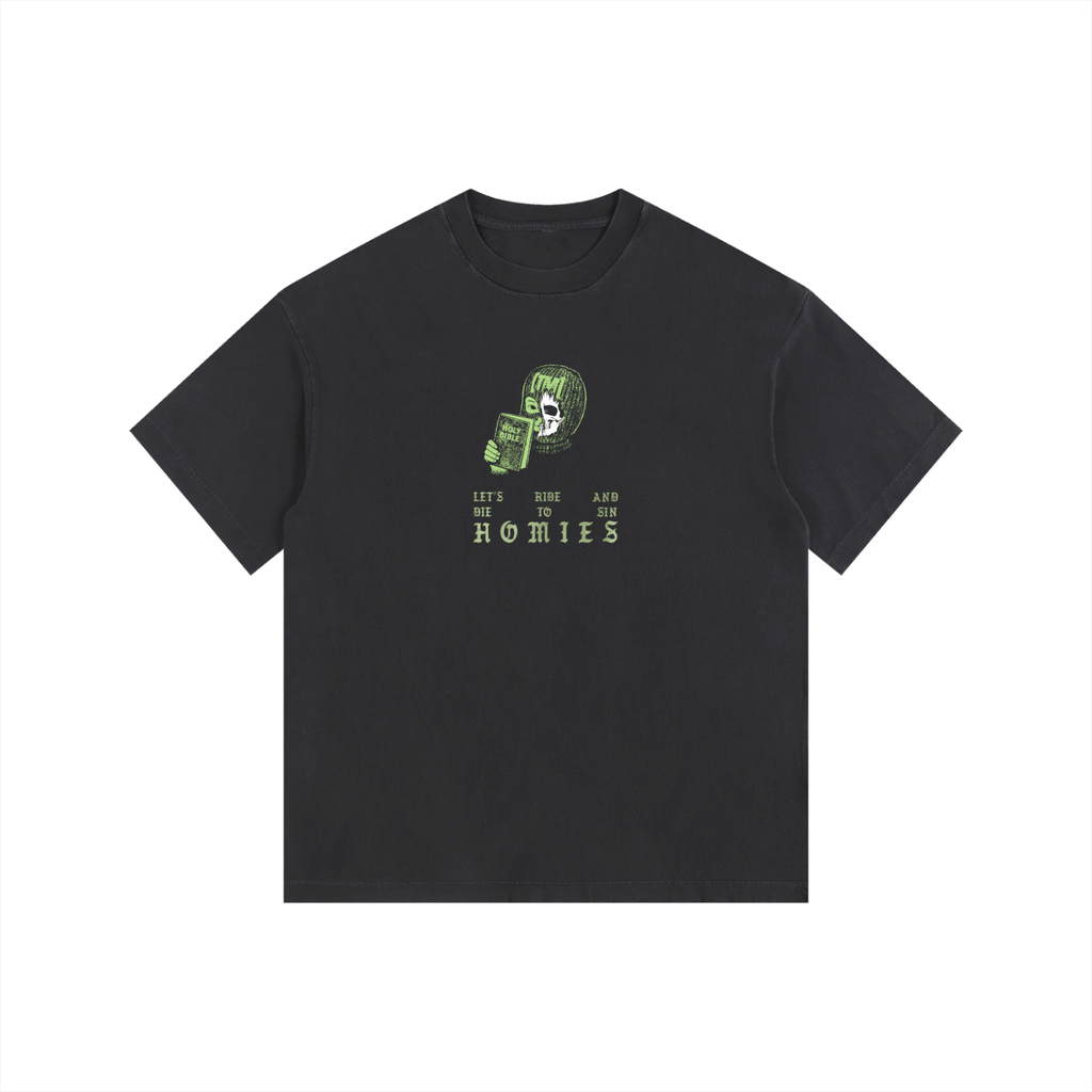 Vintage Washed Oversized Cotton T-Shirt
