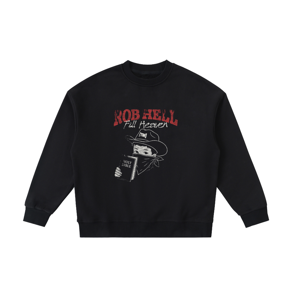The Gates of Hell Will Not Prevail kids sweatshirt, black, photo 3