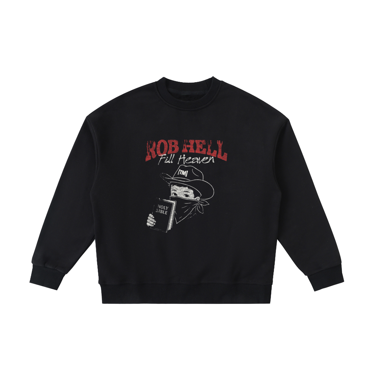 The Gates of Hell Will Not Prevail kids sweatshirt, black, photo 3