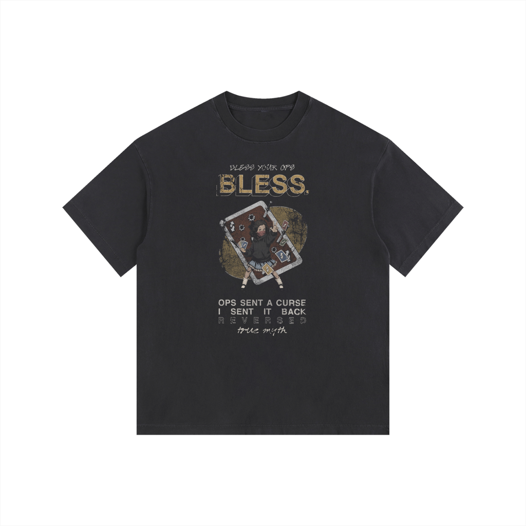 Vintage Washed Oversized Cotton T-Shirt