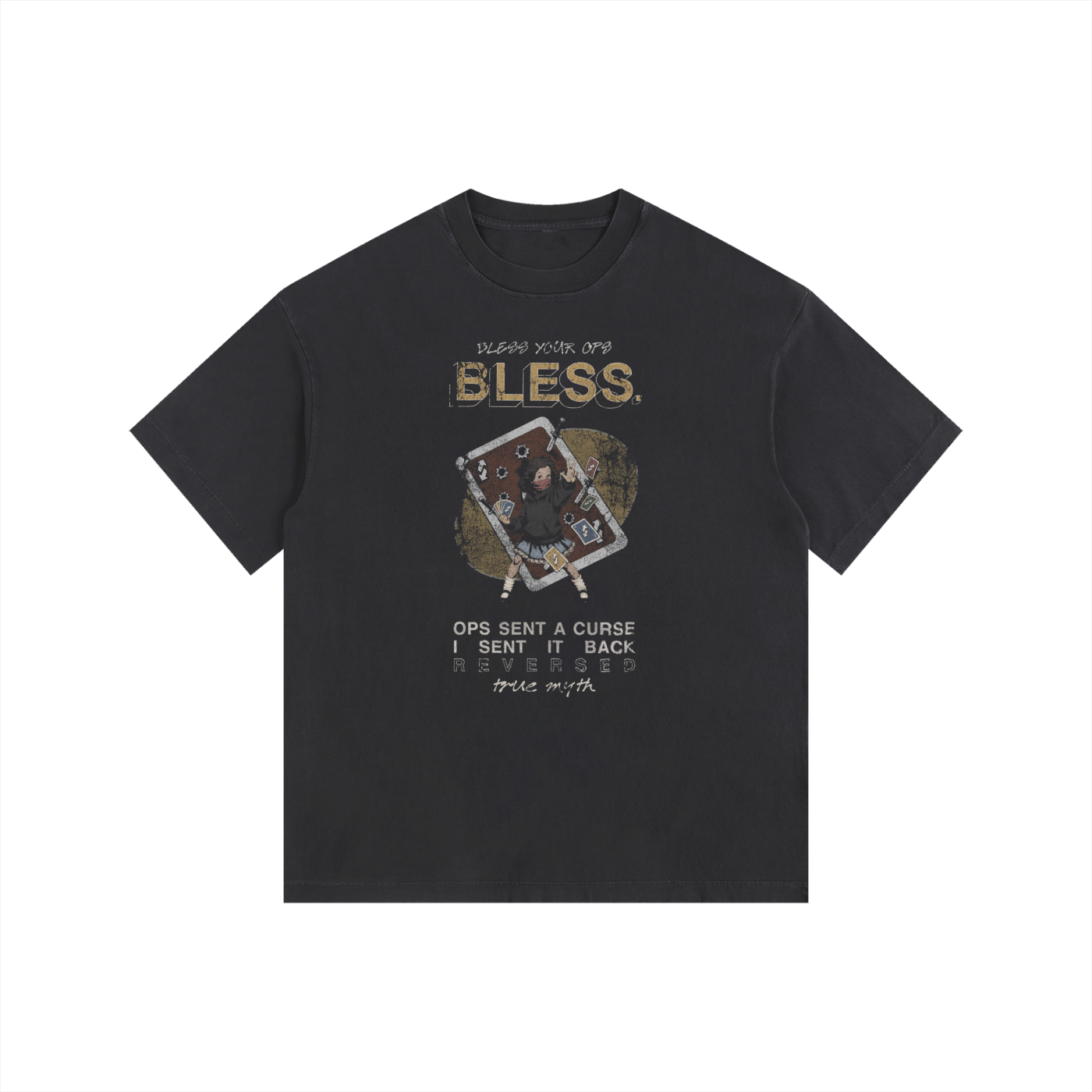 Vintage Washed Oversized Cotton T-Shirt
