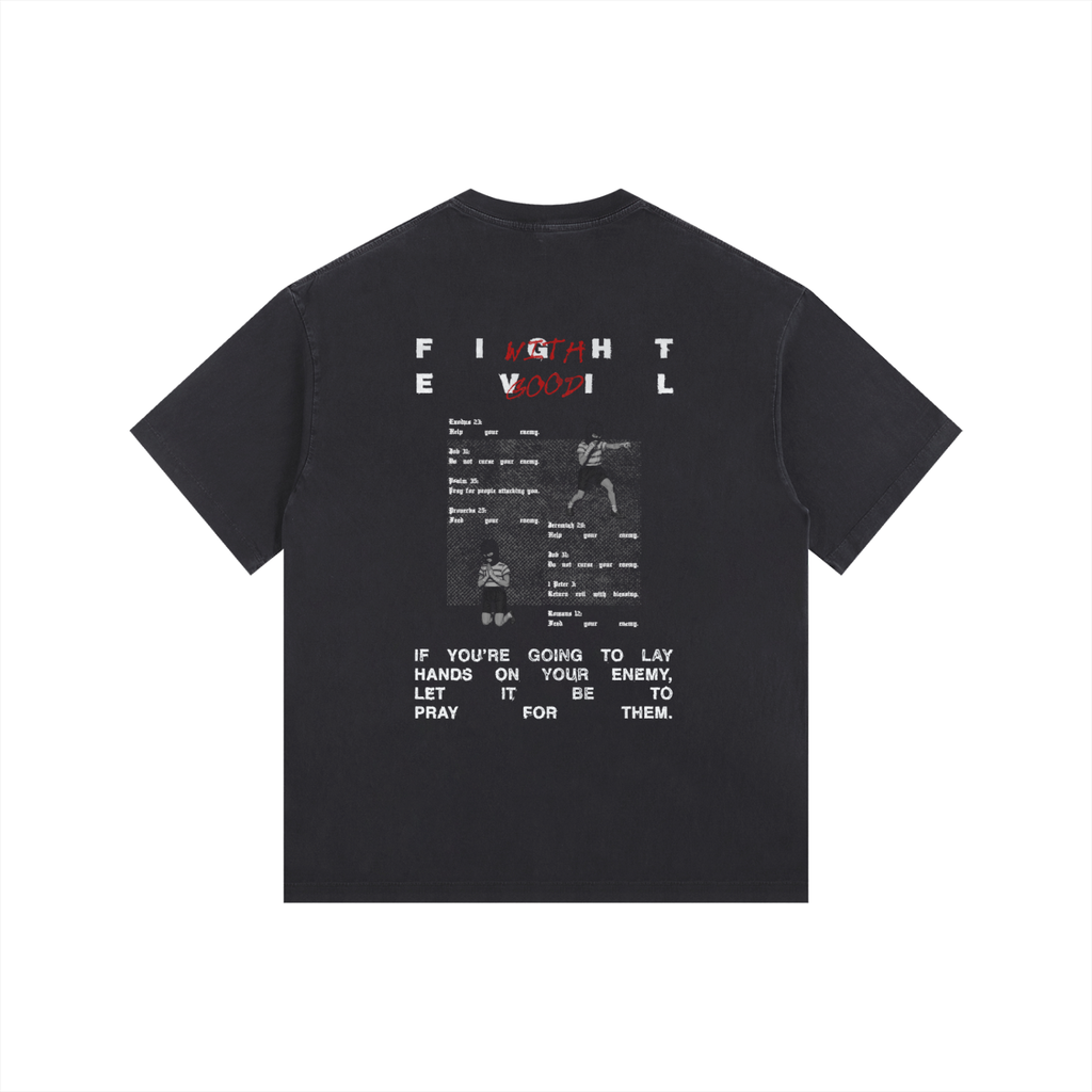 2XL & UP | Catch These Hands| Retro Wash Black