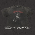 Boxy Cropped 3.0 | The Gates Of Hell Will Not Prevail | Stone Wash Black