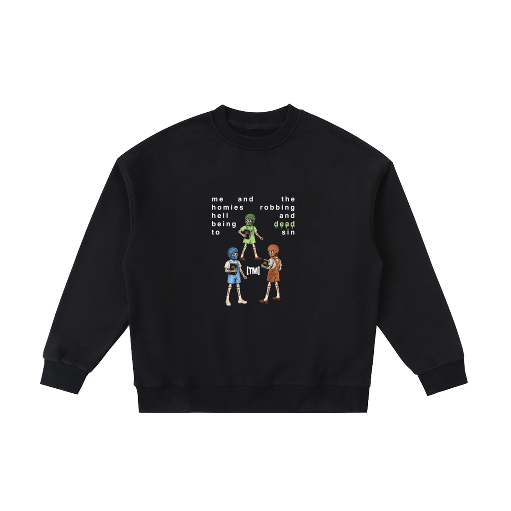 Rob Hell-Be Dead To Sin kids sweatshirt, black, photo 3