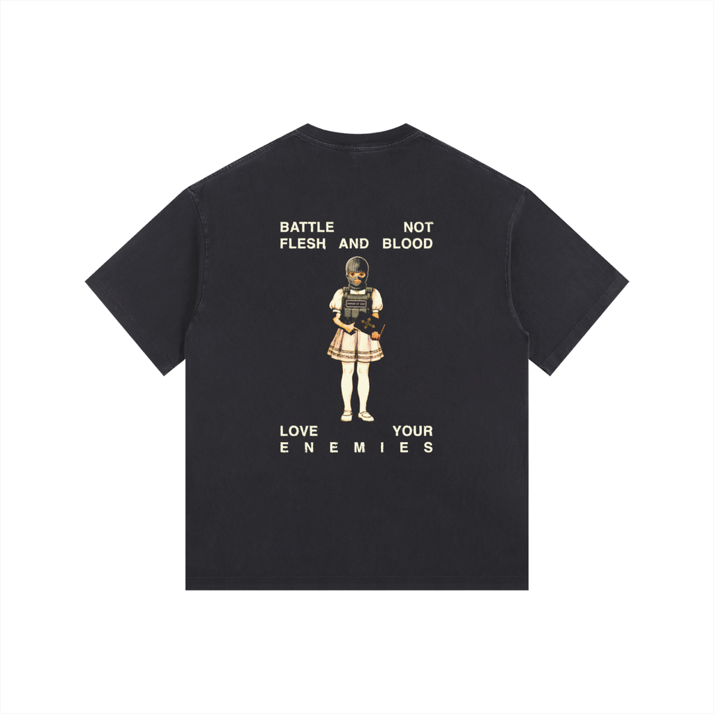 2XL & UP | Rules of Engagement | Retro Wash Black