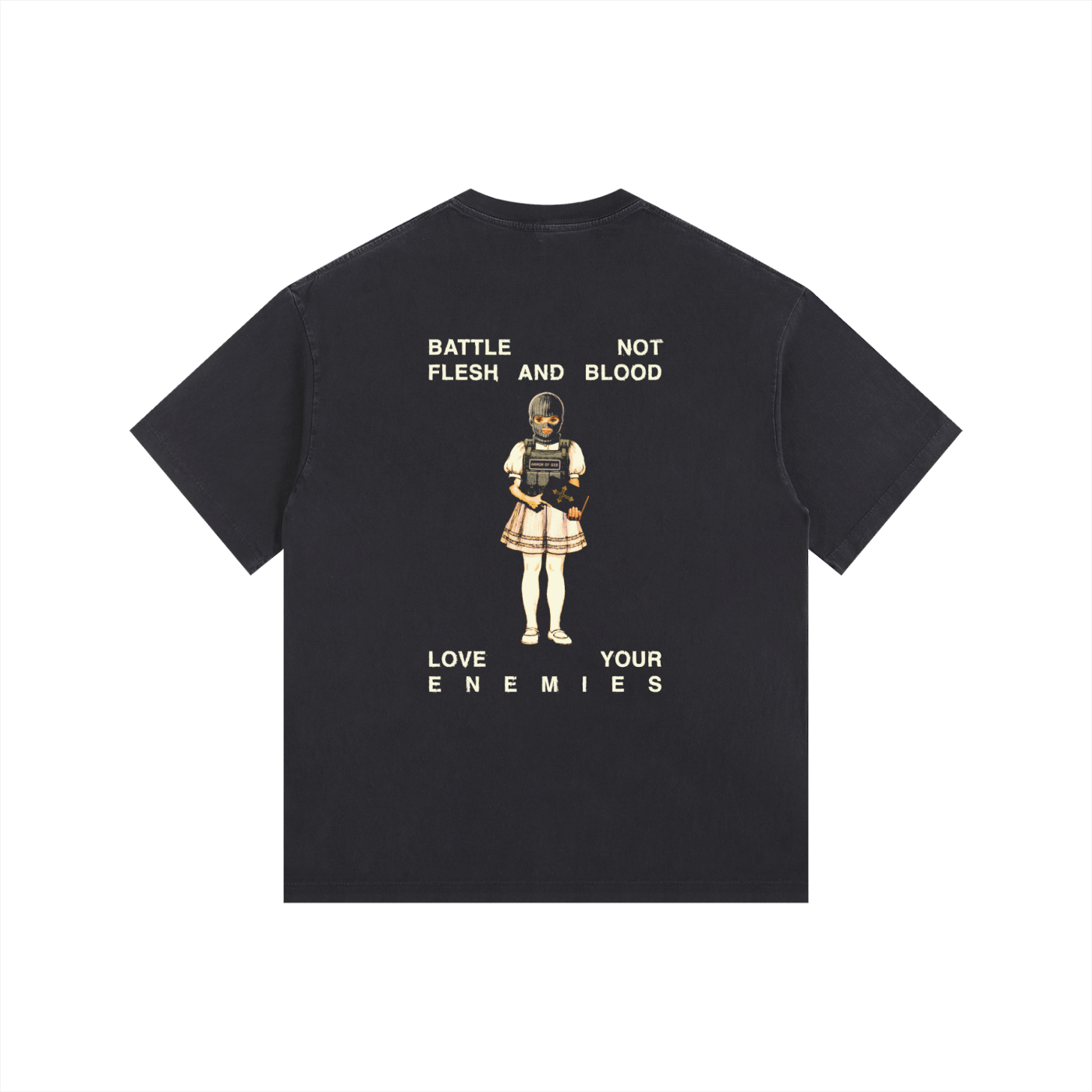 2XL & UP | Rules of Engagement | Retro Wash Black