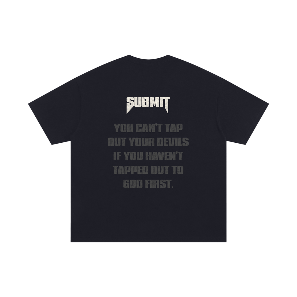 Submit-Victory Is Surrender 2XL & up tee, black, photo 3