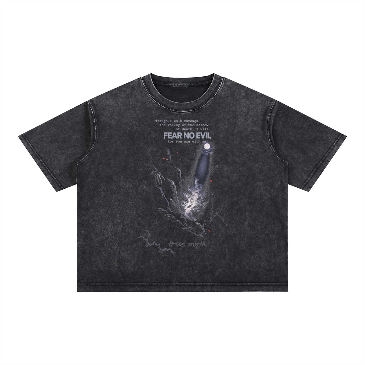Boxy 3.0 | Through The Valley-Fear No Evil | Retro Wash Black