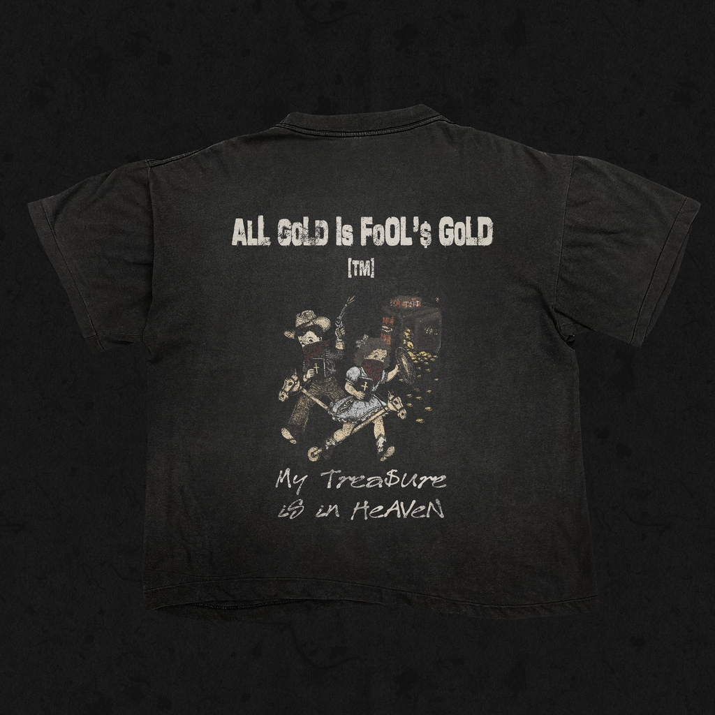 Boxy Cropped 2.0 | Fools Gold | Faded Black