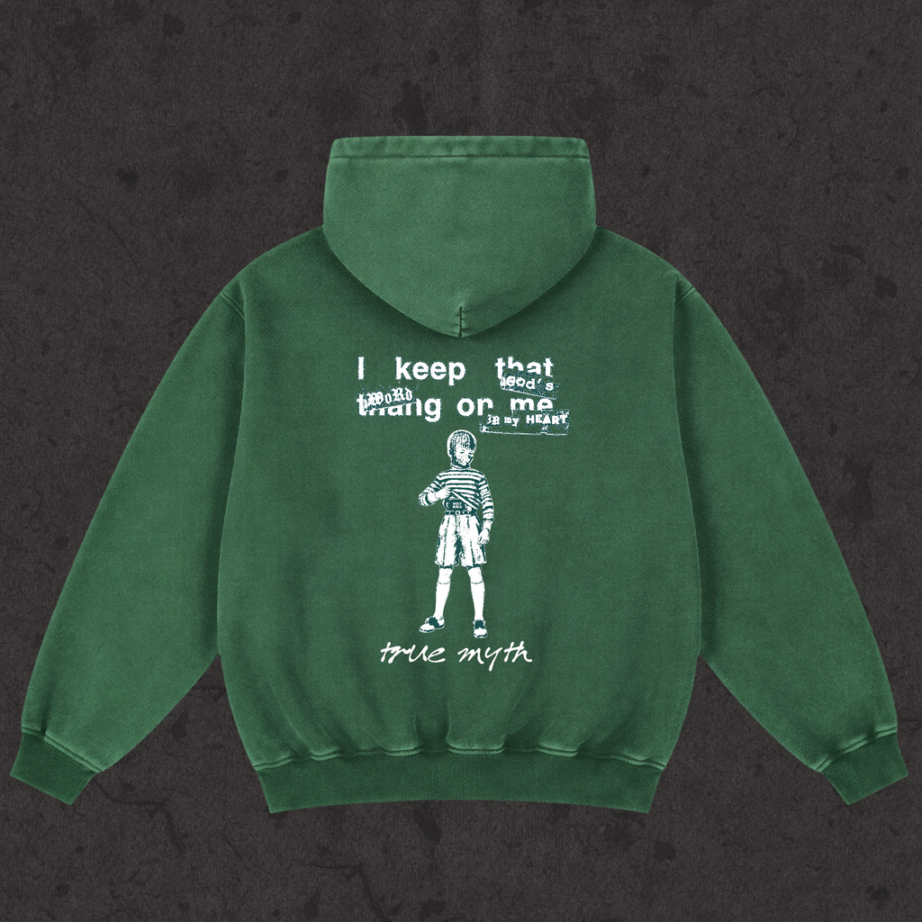 Coming soon | RGB God's Word In Me Hoodie | Green