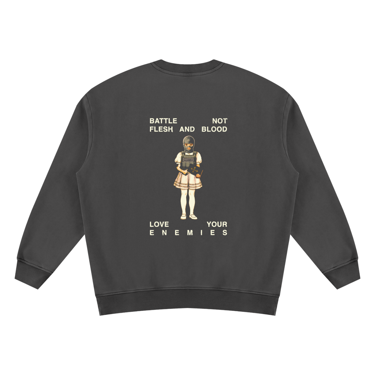 Rules Of Engagement sweatshirt, retro black, photo 4