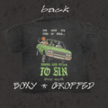 Boxy Cropped 3.0 | Ride or Die | Stone Wash Black