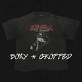 Boxy Cropped 2.0 | The Gates Of Hell Will Not Prevail | Faded Black