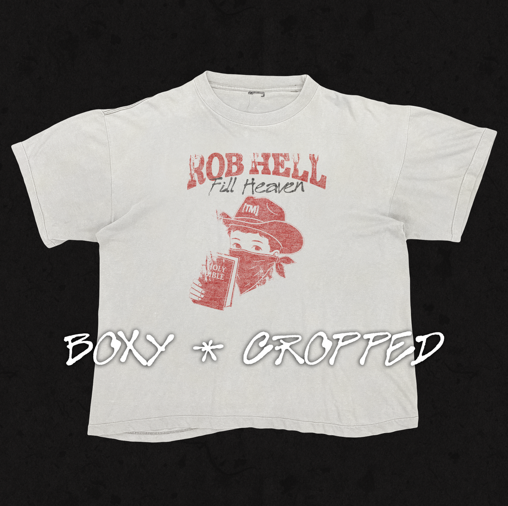 Boxy Cropped 1.0  | The Gates Of Hell Will Not Prevail | Fools Gold | White