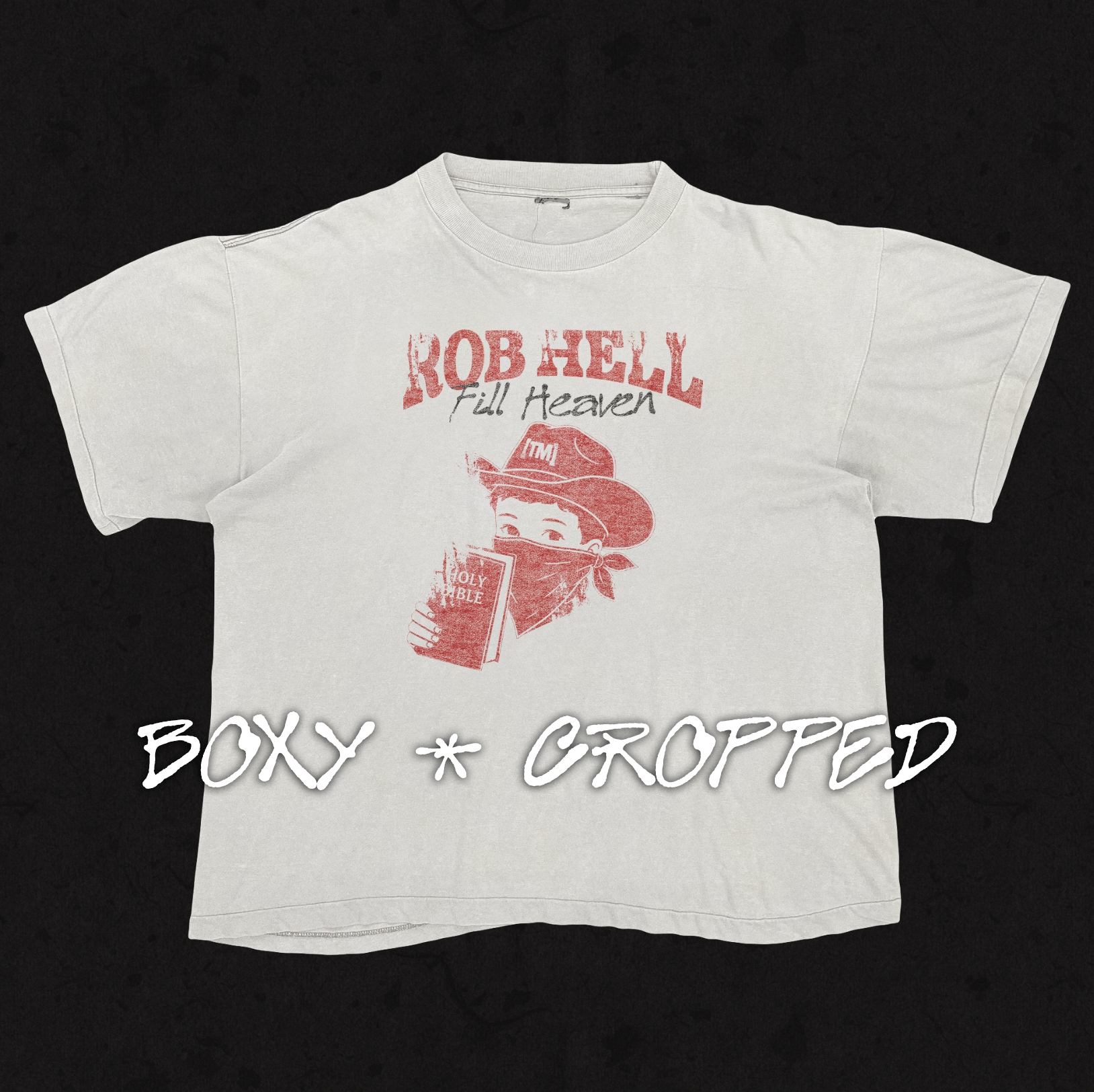 Boxy Cropped 1.0  | The Gates Of Hell Will Not Prevail | Fools Gold | White