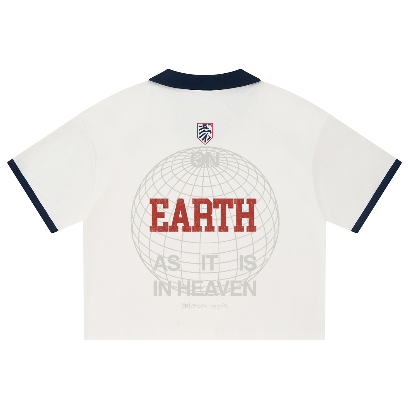 Boxy Oversized Soccer Kit | As It Is In Heaven | USA White