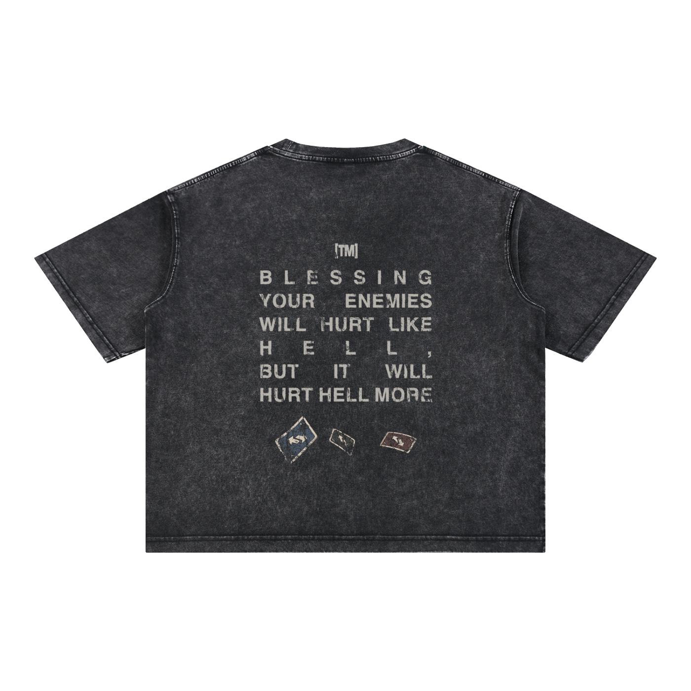 Mineral Wash Boxy Cotton T-Shirt