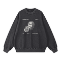 Snow Washed Oversized Sweatshirt