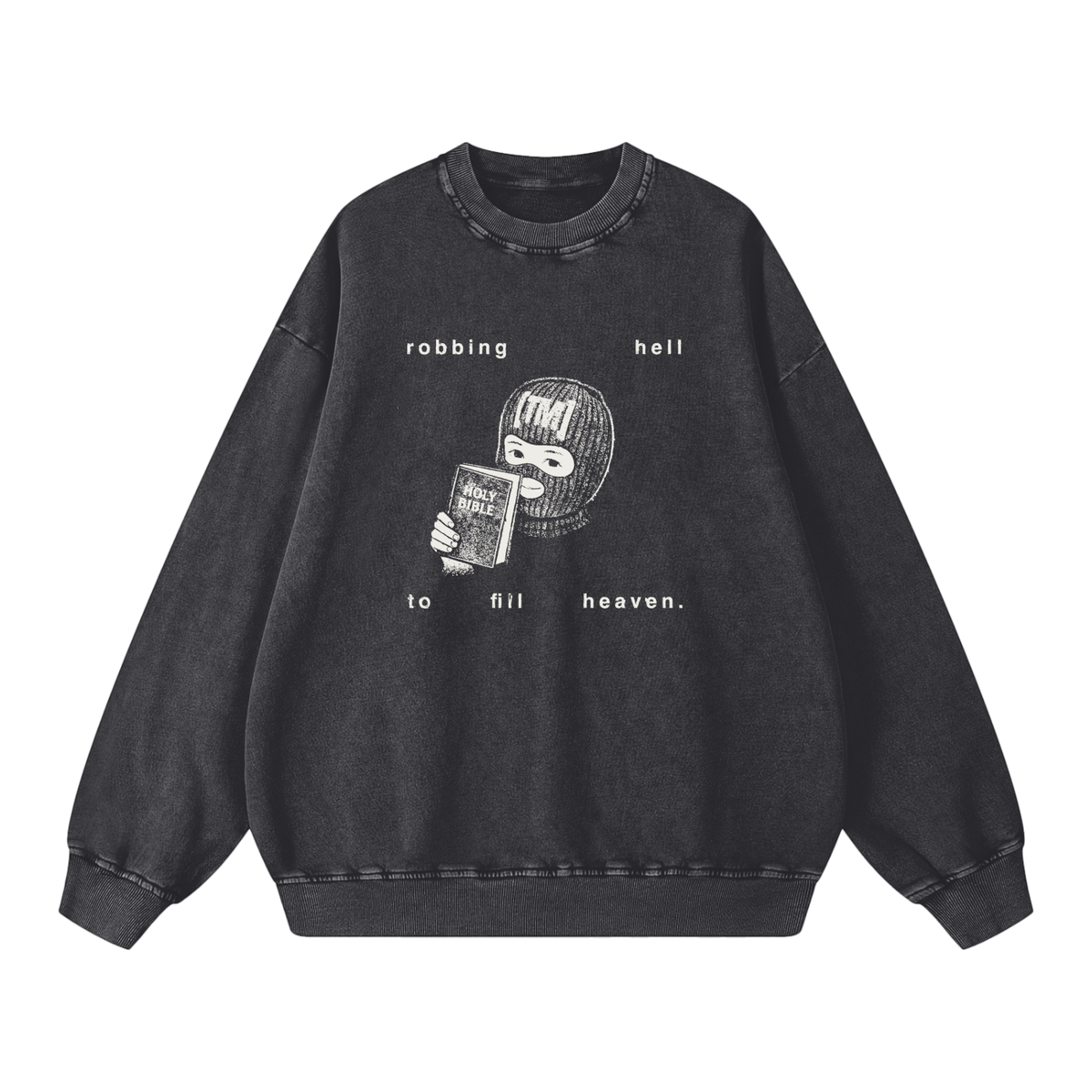 Snow Washed Oversized Sweatshirt
