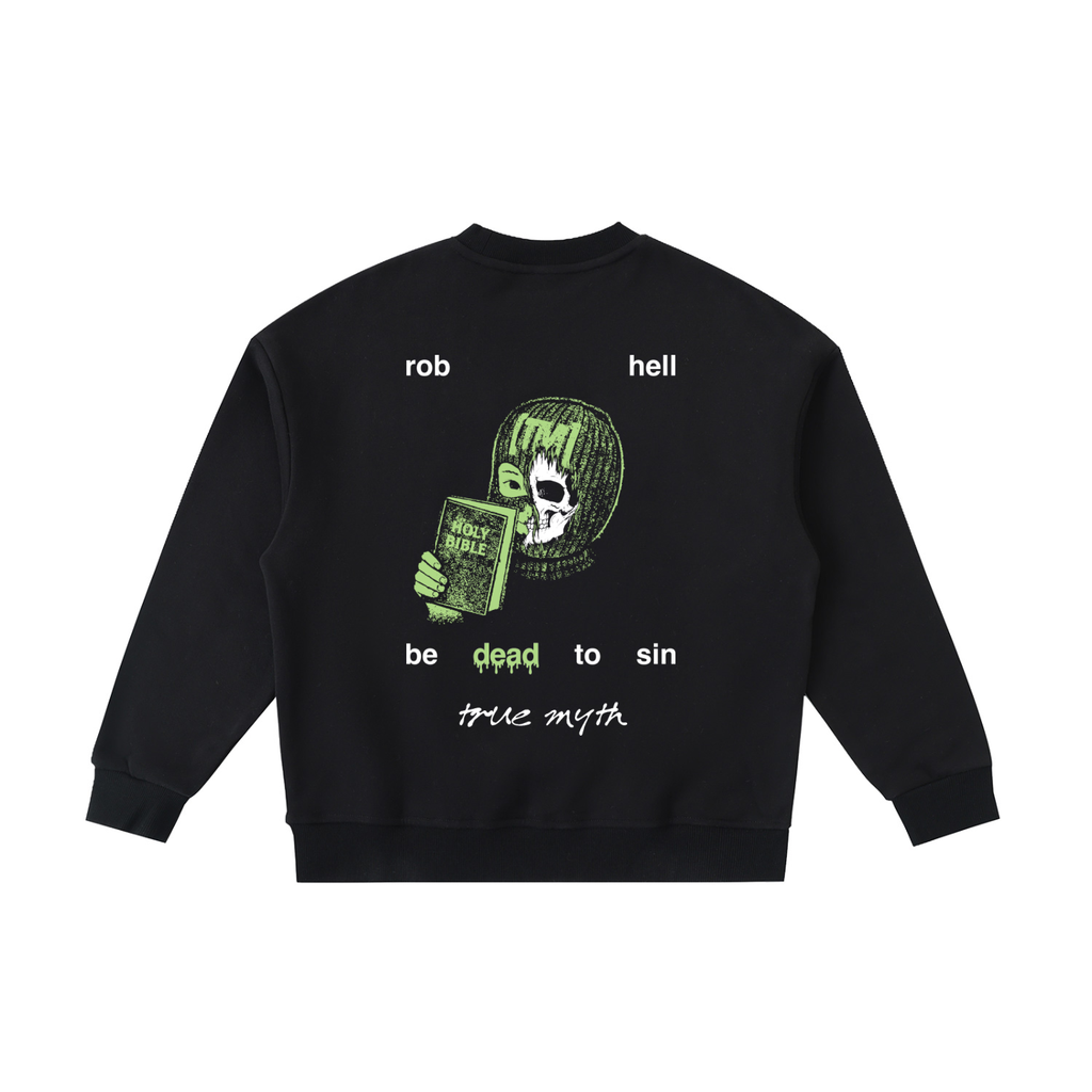 Rob Hell-Be Dead To Sin kids sweatshirt, black, photo 4