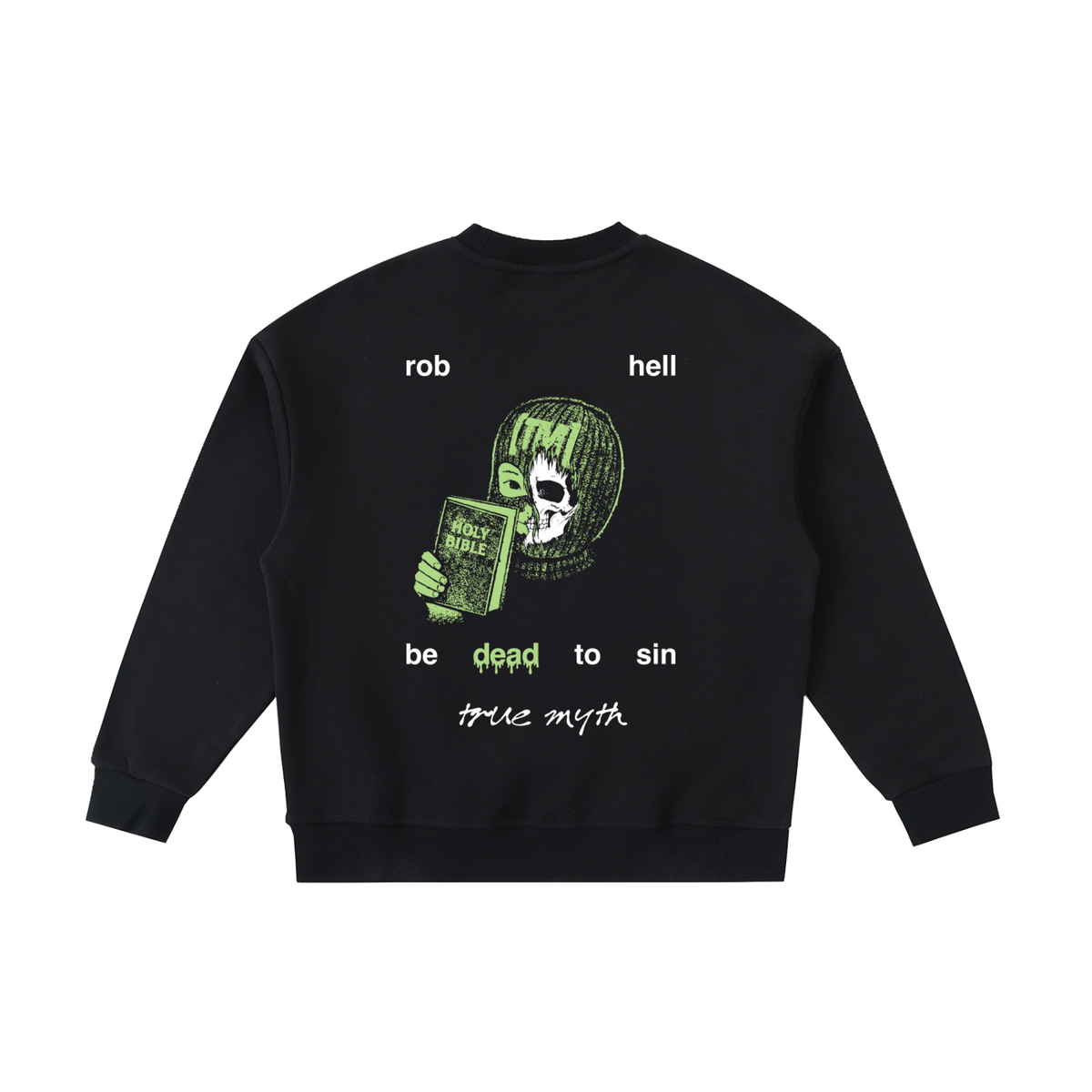 Rob Hell-Be Dead To Sin kids sweatshirt, black, photo 4