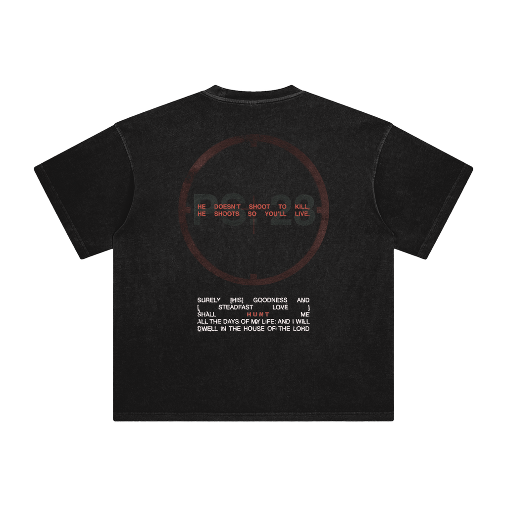 Retro Wash Loose Fit | Ps.23 The Hunt | Retro Wash Black