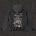 Oversized Retro Washed Hoodie | Concealed Carry | Retro Black