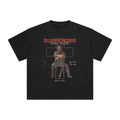 Retro Wash Loose Fit Tee | Freedom Is Surrender Cowboy | Faded Black