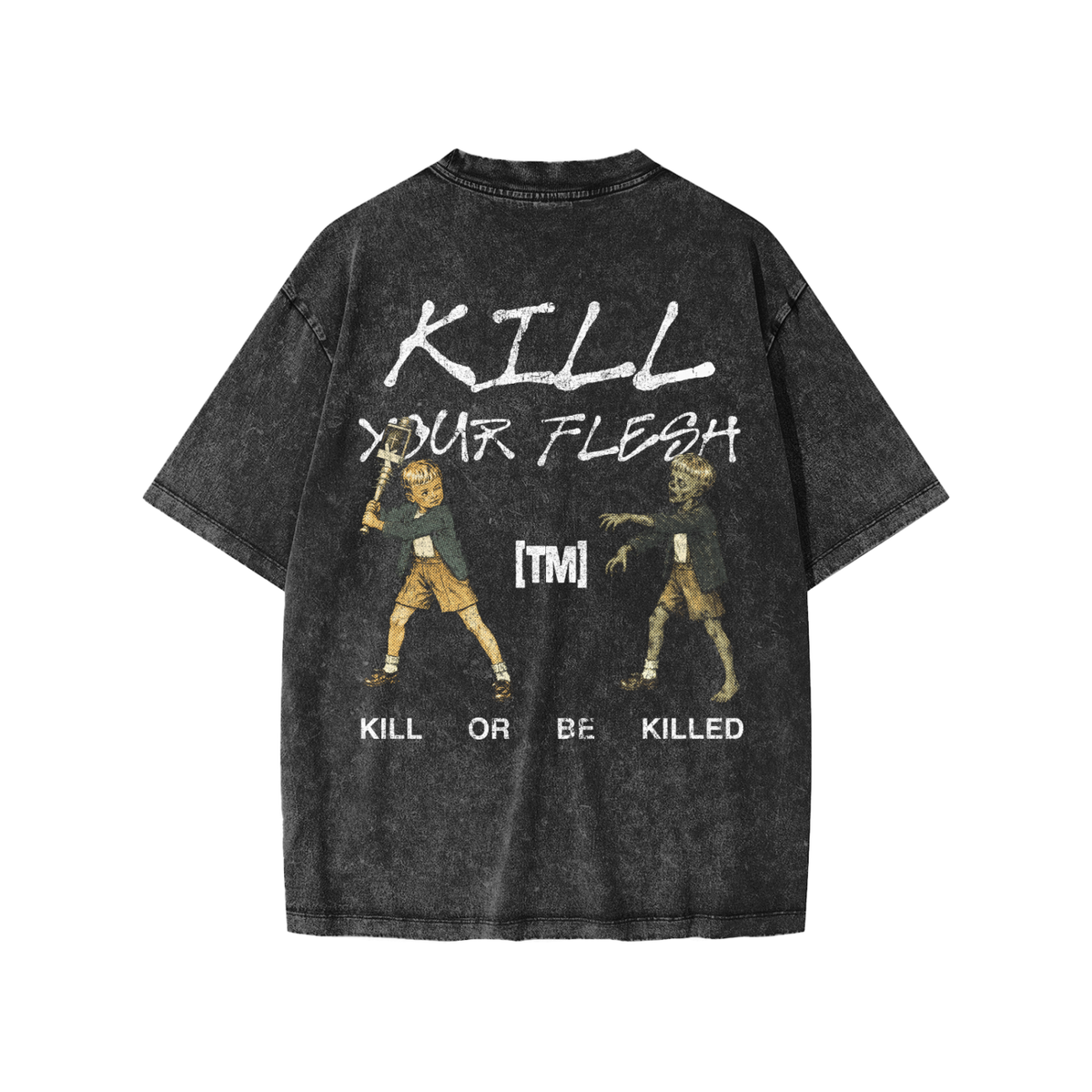 Kill Your Flesh kids tee, black, photo 4