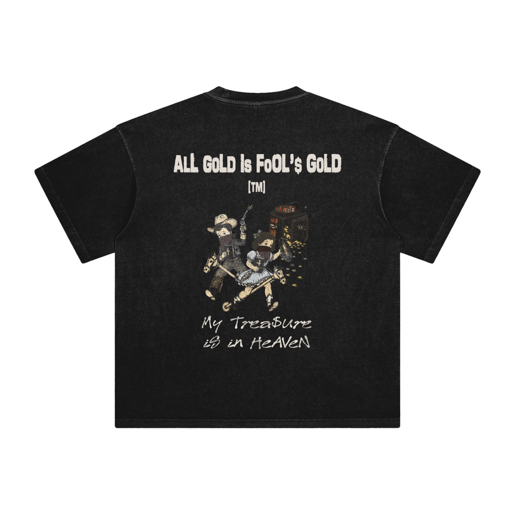 Retro Wash Loose Fit | All Gold is Fool's Gold | Retro Wash Black