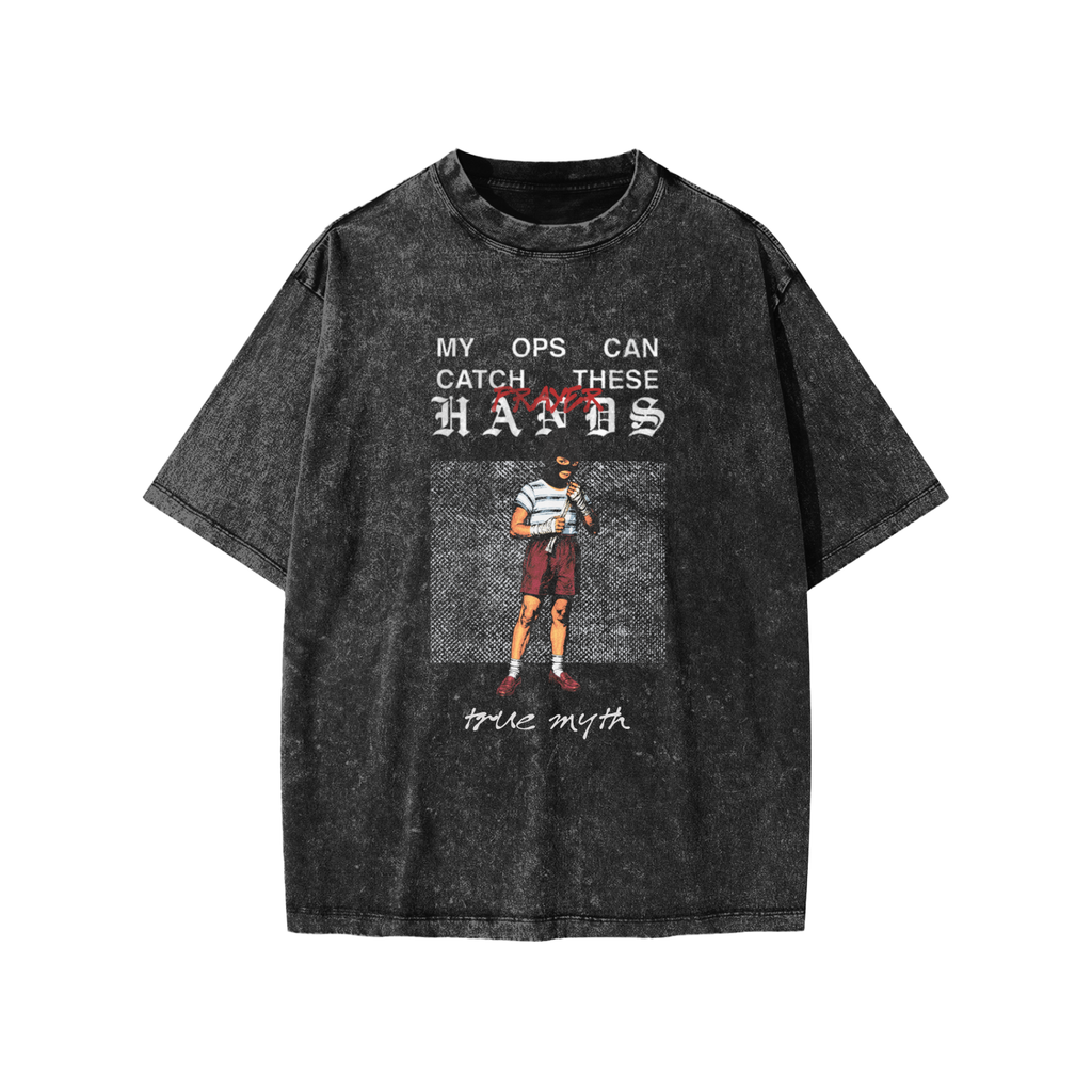 Catch These Hands kids tee, black, photo 3
