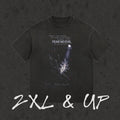 2XL & UP | Through The Valley-Fear No Evil | Retro Wash Black