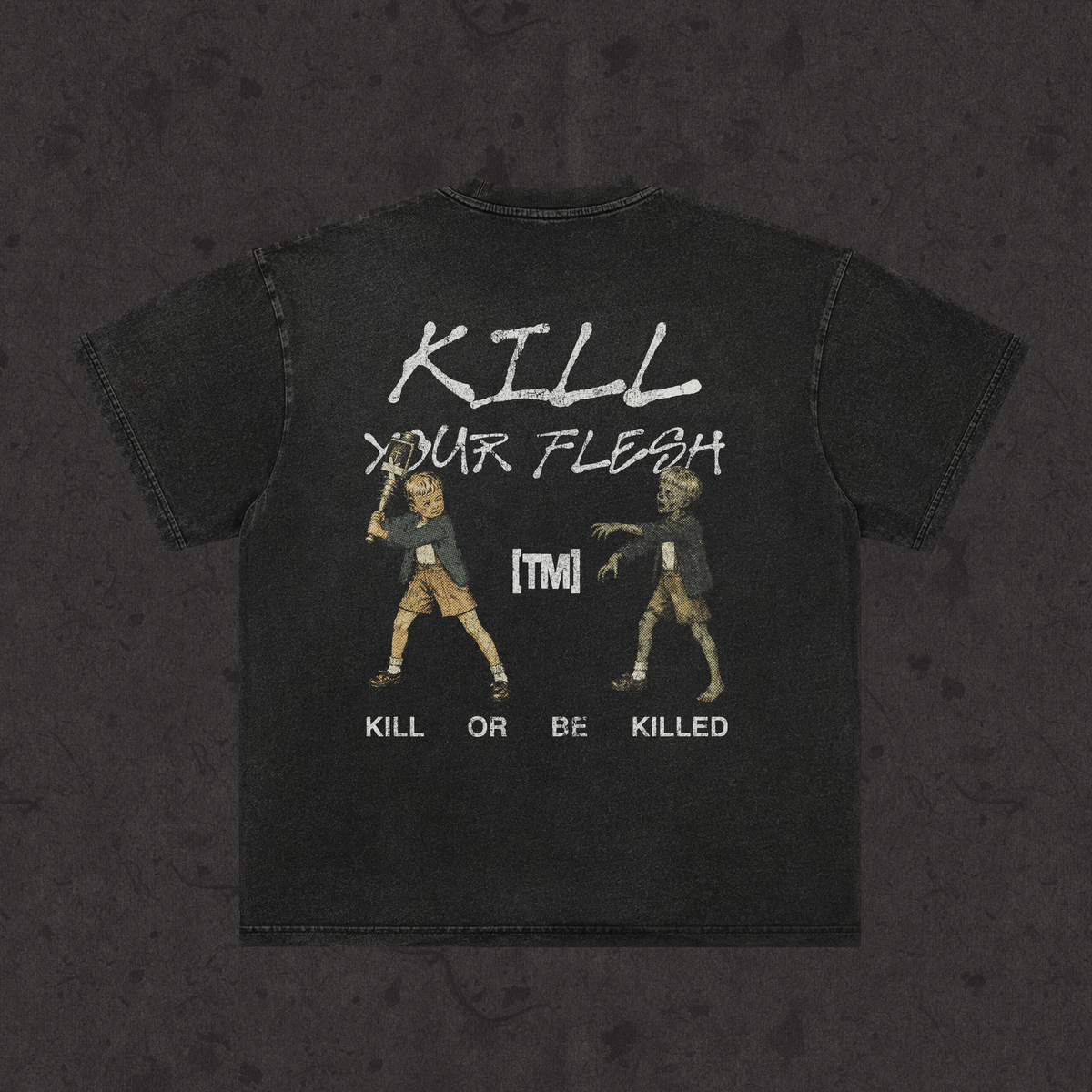 2XL & UP | Kill Your Flesh | Retro Black