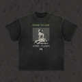 Retro Wash Loose Fit | Fight Your Demons-Kill Your Flesh front