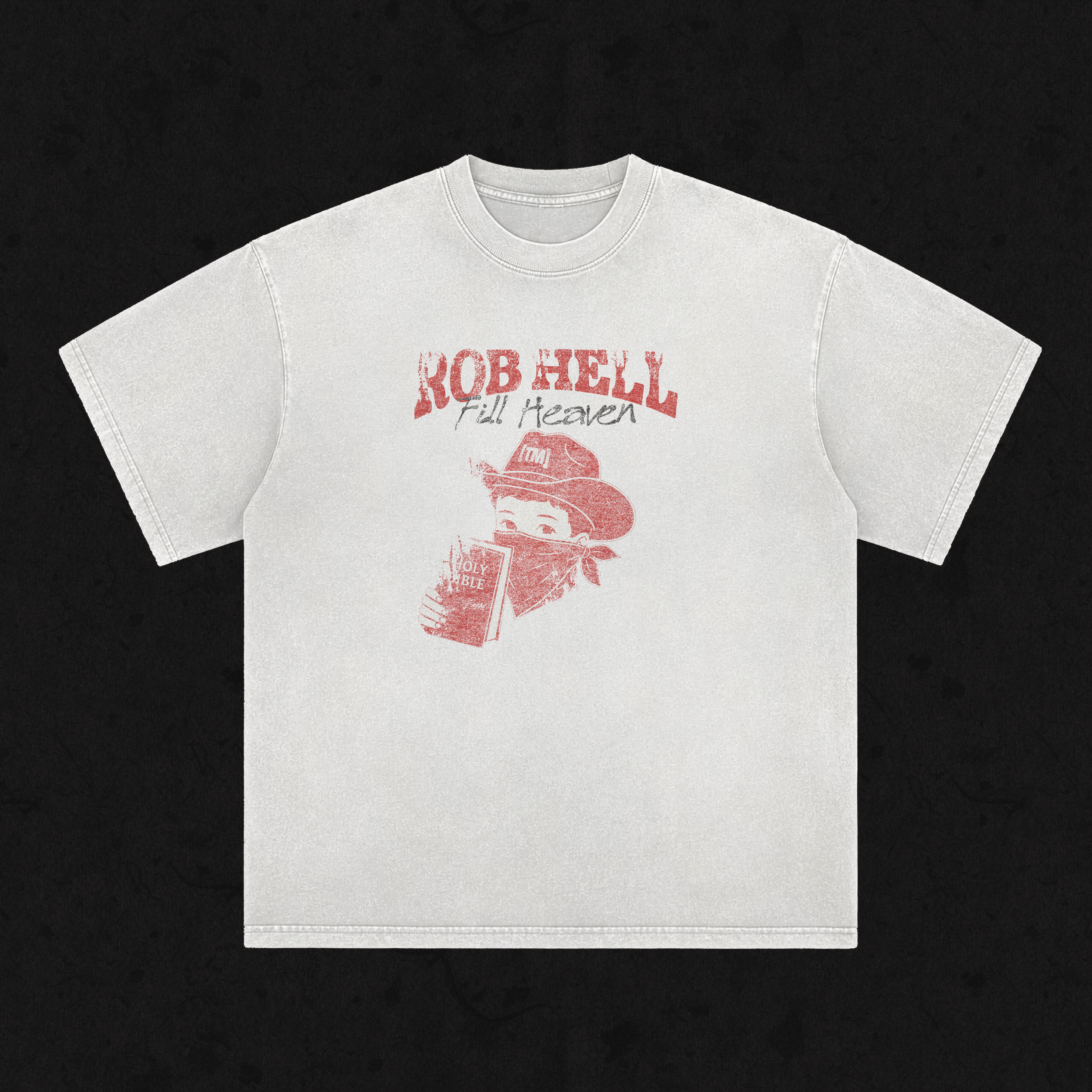 Retro Wash Loose Fit | The Gates of Hell Will Not Prevail | Retro Wash White