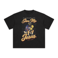 Retro Wash Loose Fit | Give Me Jesus-Mamba Edition | Retro Wash Black