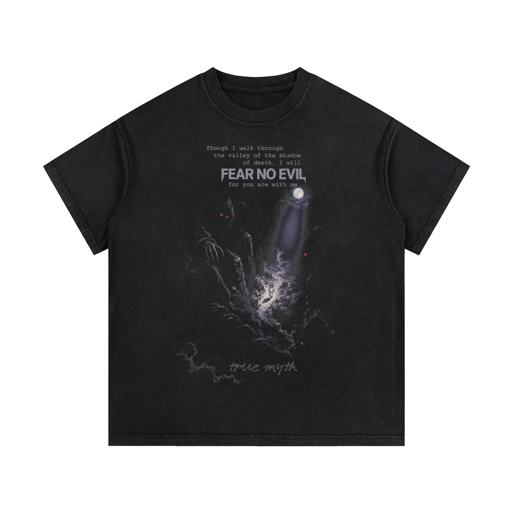 Classic Fit | Through The Valley-Fear No Evil | Retro Wash Black