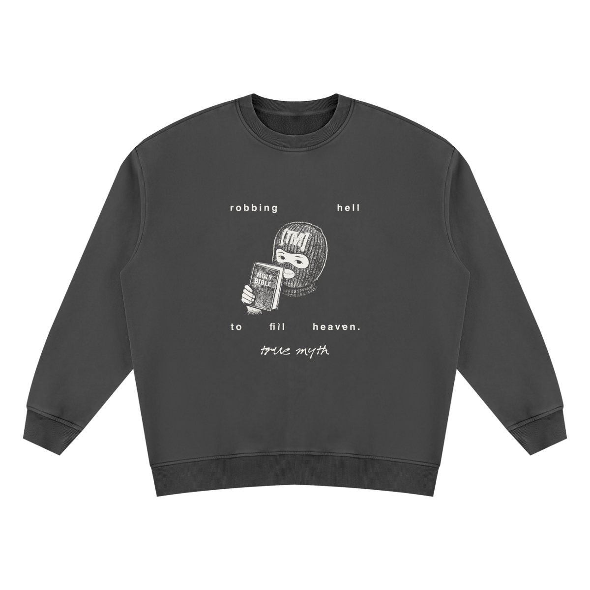 OG Robbing Hell To Fill Heaven sweatshirt, retro black, photo 3