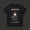 Run The Fade ultra slim bodycon tee, front