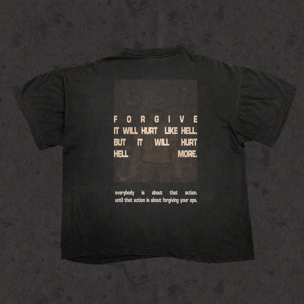 Run The Fade boxy cropped tee, back