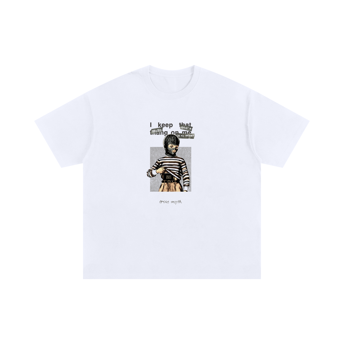 Concealed Carry 2XL & up tee, white, photo 3